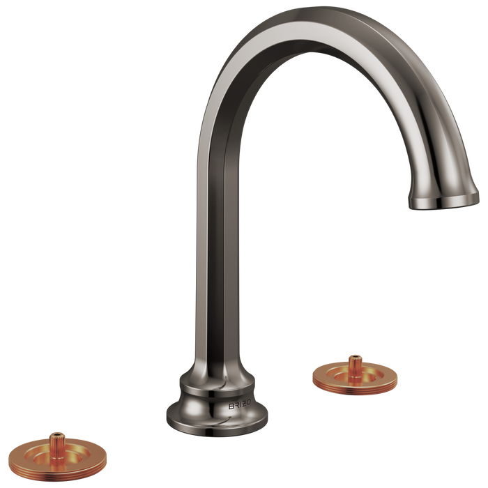 Brizo Beauclere 65365LF Widespread Lavatory Faucet with Arc Spout - Less Handles 1.2 GPM