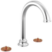 Brizo Beauclere 65365LF Widespread Lavatory Faucet with Arc Spout - Less Handles 1.2 GPM