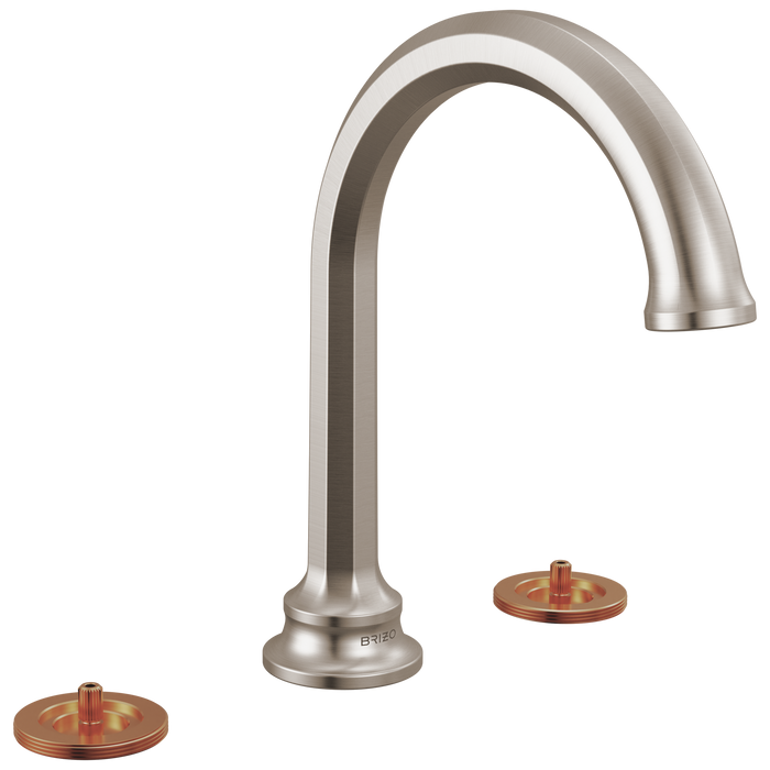 Brizo Beauclere 65365LF Widespread Lavatory Faucet with Arc Spout - Less Handles 1.2 GPM