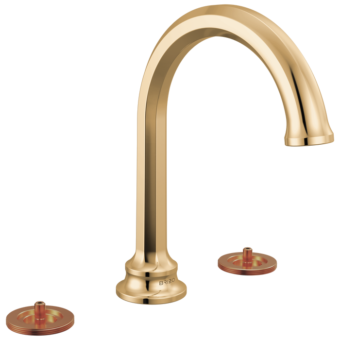 Brizo Beauclere 65365LF Widespread Lavatory Faucet with Arc Spout - Less Handles 1.2 GPM