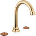 Brizo Beauclere 65365LF Widespread Lavatory Faucet with Arc Spout - Less Handles 1.2 GPM
