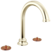Brizo Beauclere 65365LF Widespread Lavatory Faucet with Arc Spout - Less Handles 1.2 GPM