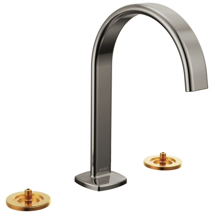 Widespread Lavatory Faucet with Arc Spout - Less Handles