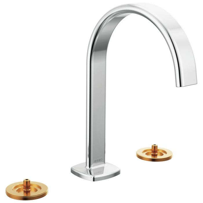 Widespread Lavatory Faucet with Arc Spout - Less Handles