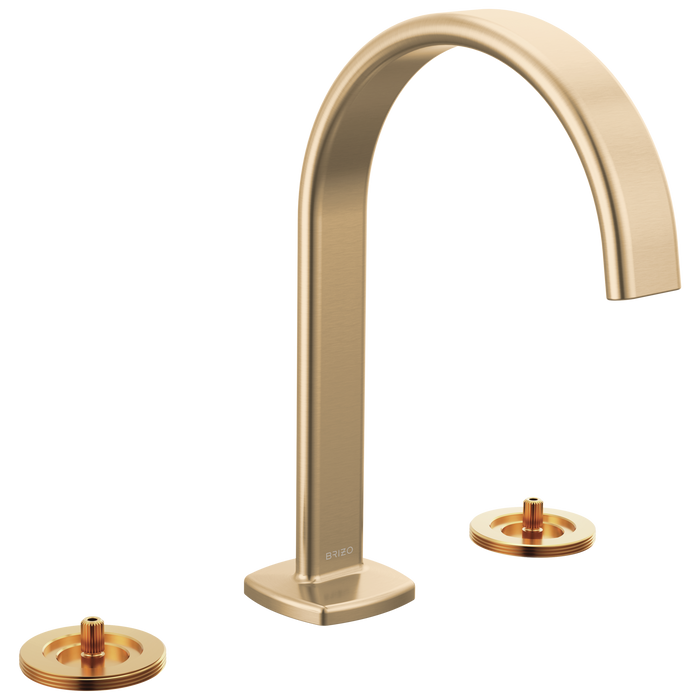 Widespread Lavatory Faucet with Arc Spout - Less Handles