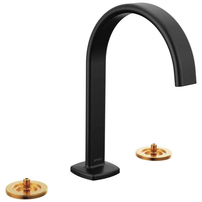 Widespread Lavatory Faucet with Arc Spout - Less Handles
