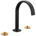 Widespread Lavatory Faucet with Arc Spout - Less Handles