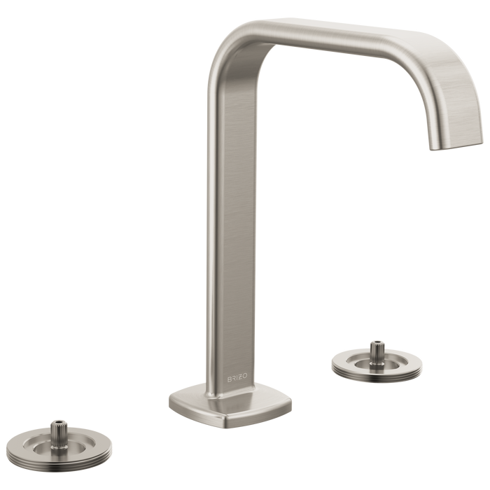 Widespread Lavatory Faucet with Square Spout - Less Handles