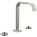Widespread Lavatory Faucet with Square Spout - Less Handles