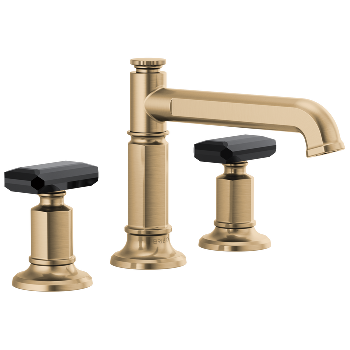 Widespread Lavatory Faucet with Column Spout - Less Handles 1.5 GPM