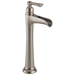 Brizo Rook 65461LF Single-Handle Vessel Lavatory Faucet with Channel Spout 1.5 GPM, Luxe Nickel