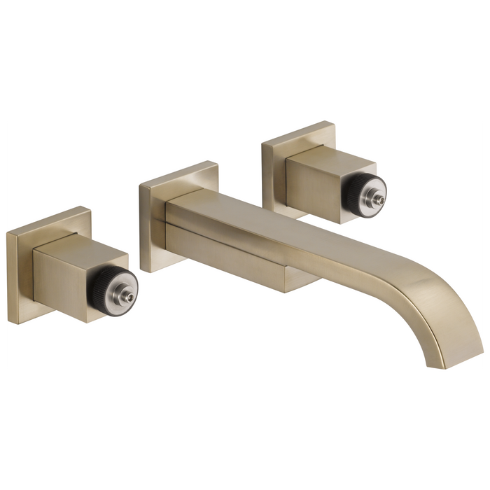 Two-Handle Wall Mount Lavatory Faucet - Less Handles 1.2 GPM