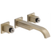 Two-Handle Wall Mount Lavatory Faucet - Less Handles 1.2 GPM