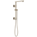 18" Linear Square Shower Column