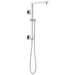 18" Linear Square Shower Column