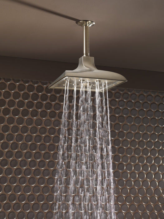 Brizo Virage 81330 H2OKINETIC Square Raincan Showerhead, brushed nickel - view 2