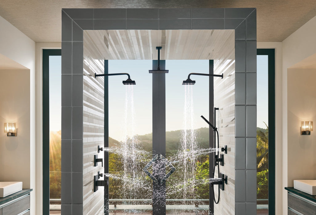 Brizo Siderna 81380 Rectangular Raincan Showerhead, matte black - view 3