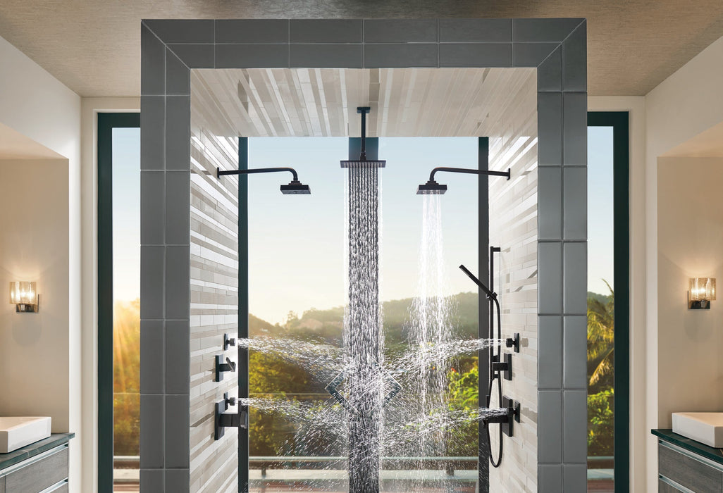 Brizo Siderna 81380 Rectangular Raincan Showerhead, matte black - view 5