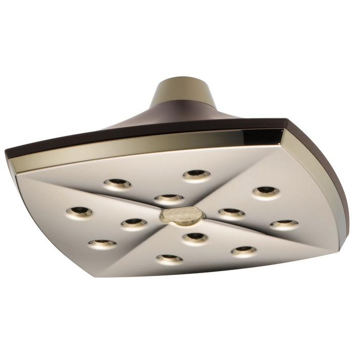 Brizo Charlotte: H2OKinetic Square Raincan Showerhead