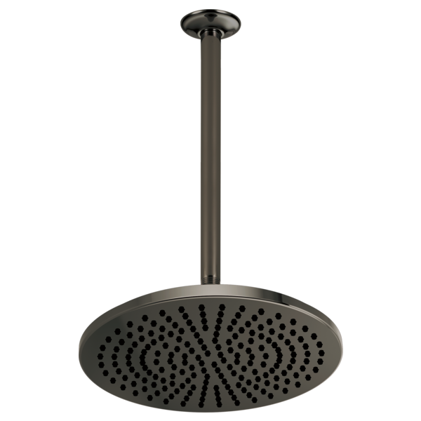 Brizo : 12" Linear Round Single-Function Raincan Shower Head - 2.5 GPM