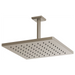 Brizo Universal Showering: 12" Linear Square Single-Function Raincan Shower Head - 1.75 GPM