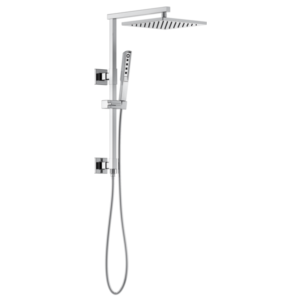 Brizo Essential Shower 81399 12" Linear Square Single-Function Raincan Shower Head - 1.75 GPM, Chrome