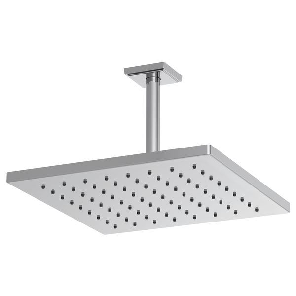 Brizo Essential Shower 81399 12" Linear Square Single-Function Raincan Shower Head - 1.75 GPM, Chrome