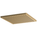 12" Linear Square Single-Function Raincan Shower Head - 2.5 GPM