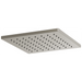 Brizo Essential Shower 81399 12" Linear Square Single-Function Raincan Shower Head - 1.75 GPM, Luxe Nickel