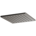 Brizo Essential Shower 81399 12" Linear Square Single-Function Raincan Shower Head - 1.75 GPM, Luxe Steel