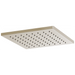 Brizo Essential Shower 81399 12" Linear Square Single-Function Raincan Shower Head - 1.75 GPM, Polished Nickel