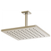 Brizo Essential Shower 81399 12" Linear Square Single-Function Raincan Shower Head - 1.75 GPM, Polished Nickel