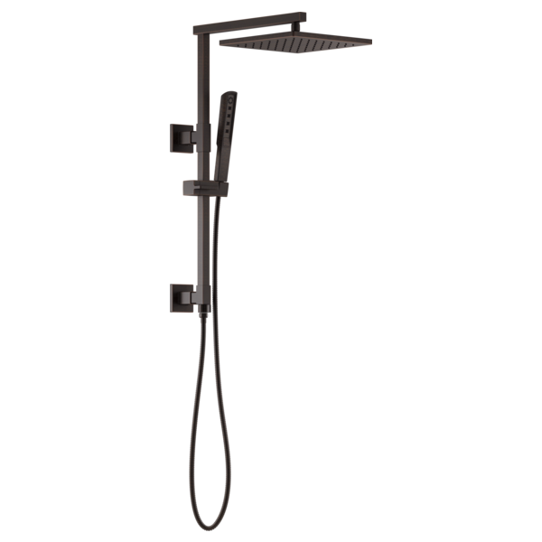 Brizo Essential Shower 81399 12" Linear Square Single-Function Raincan Shower Head - 1.75 GPM, Venetian Bronze