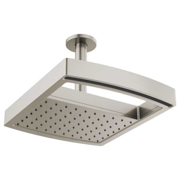 Brizo Kintsu 81406 14" Dual Waterway Multi-Function Raincan Shower Head - 1.75 GPM, Luxe Nickel