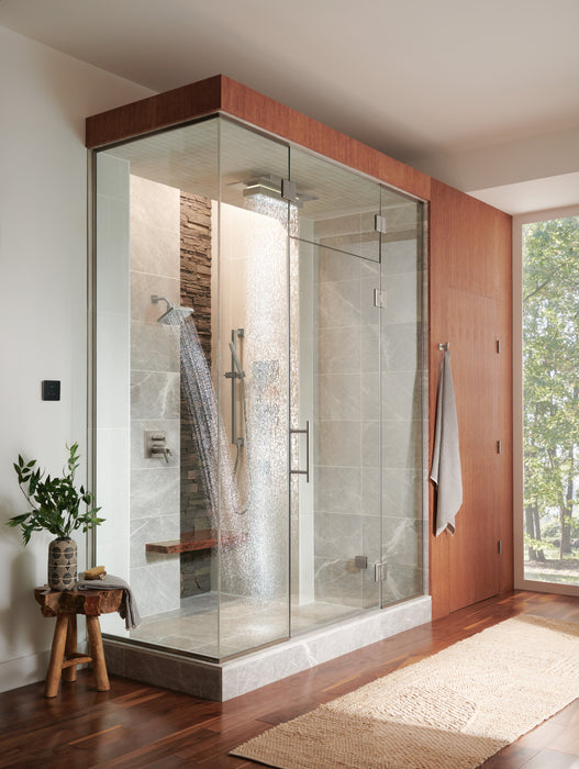 Brizo Frank Lloyd Wright 81422 21” Single-Function Raincan Shower Head with Integrated Lighting - 2.5 GPM