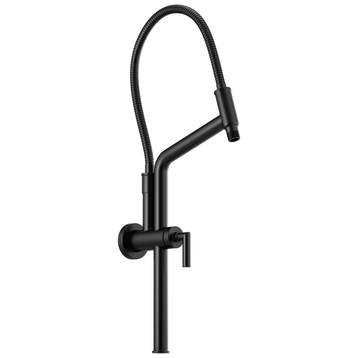 10 7/16" Linear Round Slide Bar Shower Arm And Flange