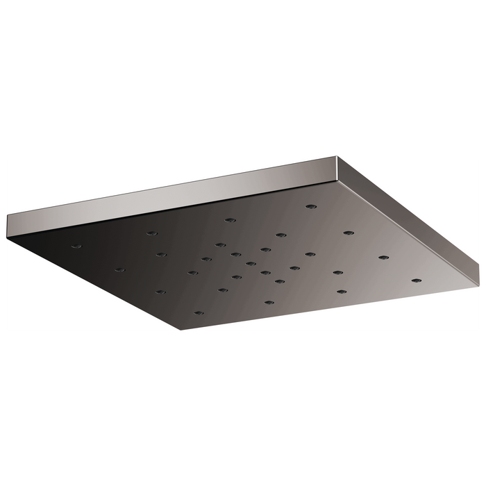 Brizo Essential Shower 81986 14” Linear Square H2Okinetic Single-Function Raincan Shower Head, Brilliance Black Onyx