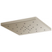Brizo Essential Shower 81986 14” Linear Square H2Okinetic Single-Function Raincan Shower Head, Brushed Nickel