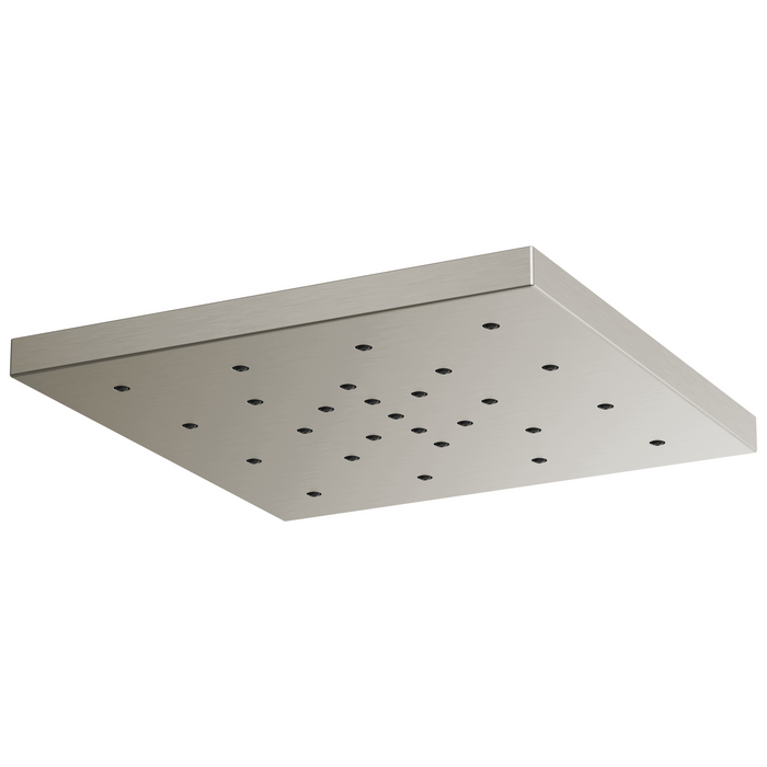 Brizo Essential Shower 81986 14” Linear Square H2Okinetic Single-Function Raincan Shower Head, Luxe Nickel