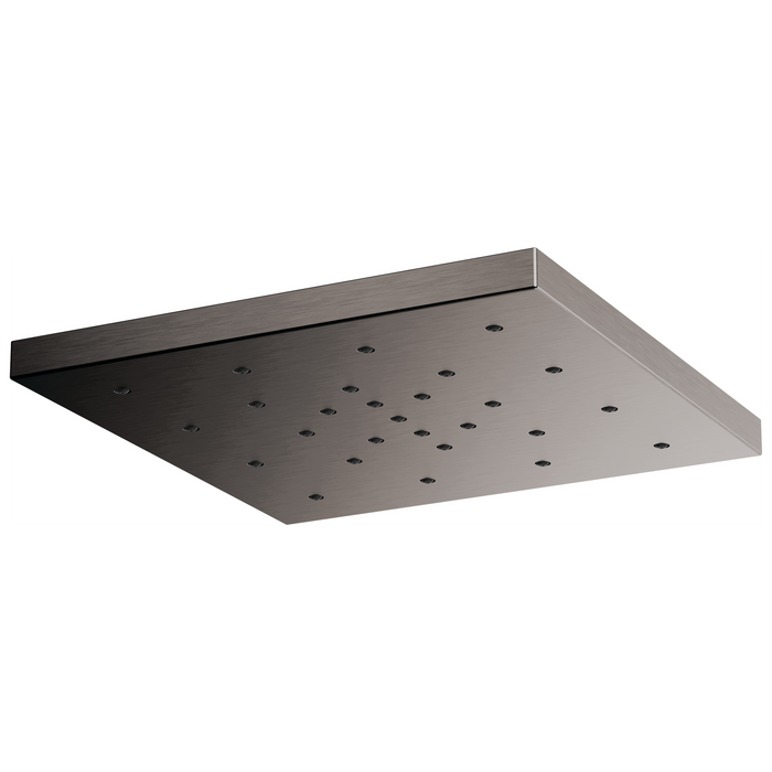 Brizo Essential Shower 81986 14” Linear Square H2Okinetic Single-Function Raincan Shower Head, Luxe Steel