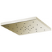 Brizo Essential Shower 81986 14” Linear Square H2Okinetic Single-Function Raincan Shower Head, Polished Nickel