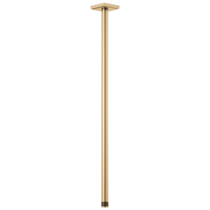 24" Ceiling Mount Shower Arm And Square Flange