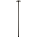 24" Ceiling Mount Shower Arm And Square Flange