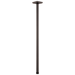 24" Ceiling Mount Shower Arm And Square Flange