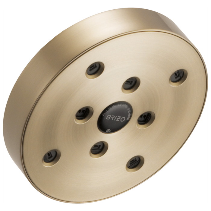 5" Linear Round H20Kinetic Single Function Wall Mount Showerhead