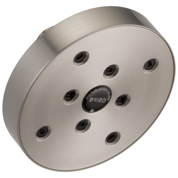 5" Linear Round H20Kinetic Single Function Wall Mount Showerhead