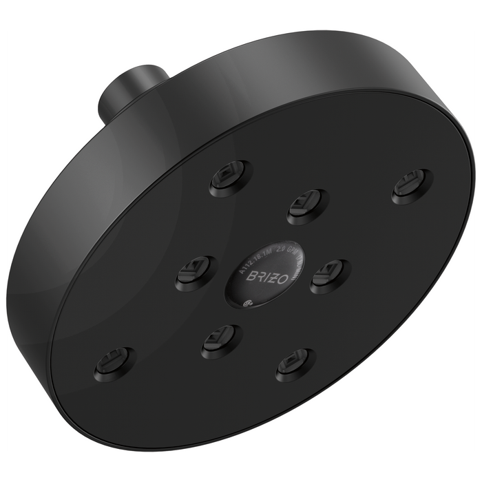 5" Linear Round H20Kinetic Single Function Wall Mount Showerhead