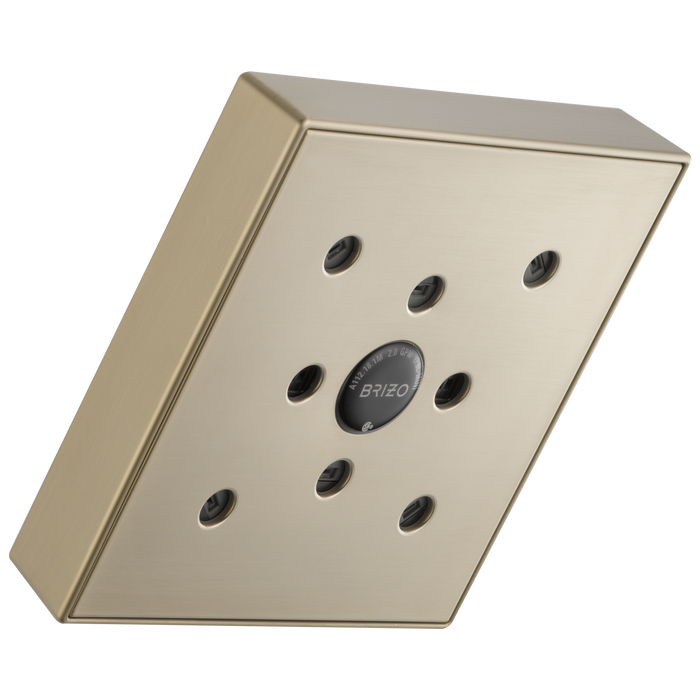 5” Linear Square H20Kinetic Single Function Wall Mount Showerhead