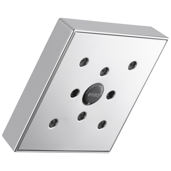 5” Linear Square H20Kinetic Single Function Wall Mount Showerhead