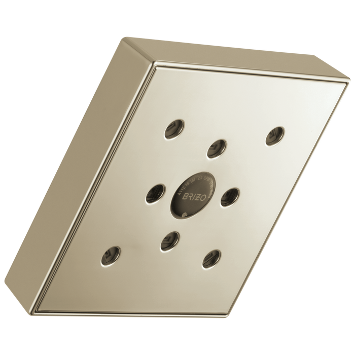 5” Linear Square H20Kinetic Single Function Wall Mount Showerhead